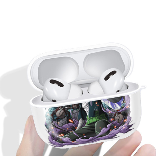 ワンピース ロロノア・ゾロ ONE PIECE Roronoa Zoro 【AirPods Pro用】ハードシェル保護ケース 耐衝撃・防指紋・カラビナ付き商品仕様