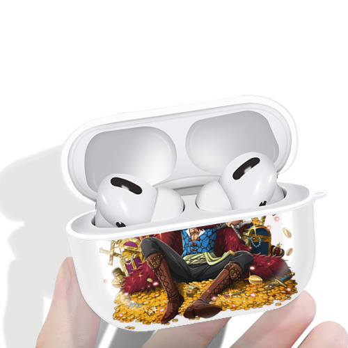 ワンピース ロロノア・ゾロ ONE PIECE Roronoa Zoro 【AirPods Pro用】ハードシェル保護ケース 耐衝撃・防指紋・カラビナ付き商品仕様