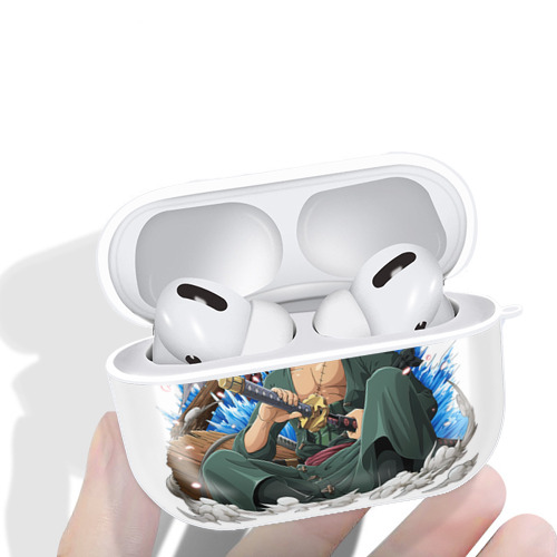 ワンピース ロロノア・ゾロ ONE PIECE Roronoa Zoro 【AirPods Pro用】ハードシェル保護ケース 耐衝撃・防指紋・カラビナ付き商品仕様