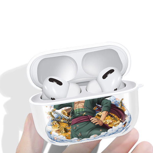 ワンピース ロロノア・ゾロ ONE PIECE Roronoa Zoro 【AirPods Pro用】ハードシェル保護ケース 耐衝撃・防指紋・カラビナ付き商品仕様