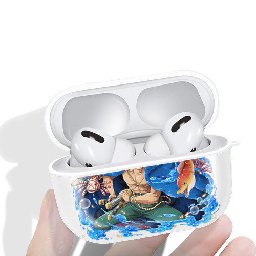ワンピース ロロノア・ゾロ ONE PIECE Roronoa Zoro 【AirPods Pro用】ハードシェル保護ケース 耐衝撃・防指紋・カラビナ付き商品仕様