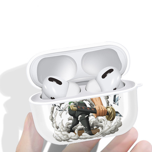 ワンピース ロロノア・ゾロ ONE PIECE Roronoa Zoro 【AirPods Pro用】ハードシェル保護ケース 耐衝撃・防指紋・カラビナ付き商品仕様
