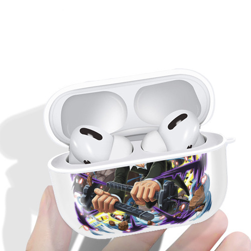 ワンピース ロロノア・ゾロ ONE PIECE Roronoa Zoro 【AirPods Pro用】ハードシェル保護ケース 耐衝撃・防指紋・カラビナ付き商品仕様