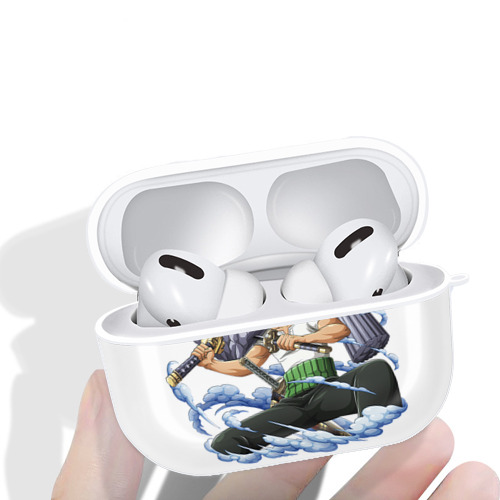 ワンピース ロロノア・ゾロ ONE PIECE Roronoa Zoro 【AirPods Pro用】ハードシェル保護ケース 耐衝撃・防指紋・カラビナ付き商品仕様