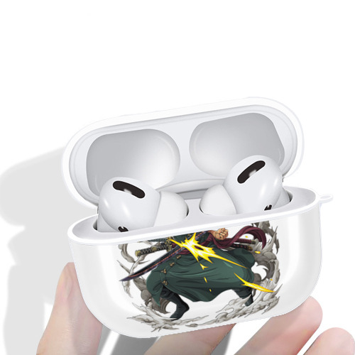 ワンピース ロロノア・ゾロ ONE PIECE Roronoa Zoro 【AirPods Pro用】ハードシェル保護ケース 耐衝撃・防指紋・カラビナ付き商品仕様