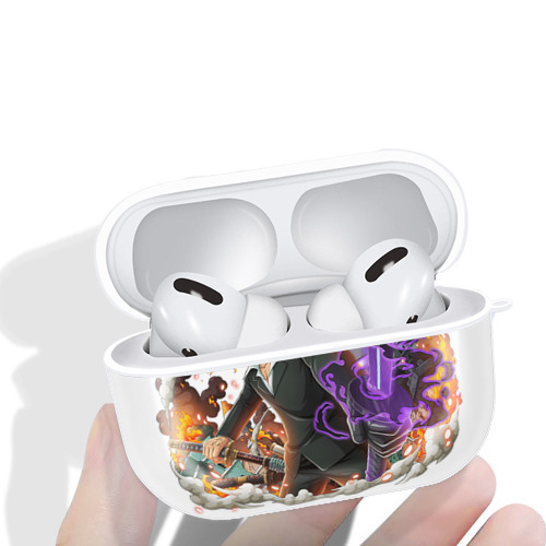 ワンピース ロロノア・ゾロ ONE PIECE Roronoa Zoro 【AirPods Pro用】ハードシェル保護ケース 耐衝撃・防指紋・カラビナ付き商品仕様