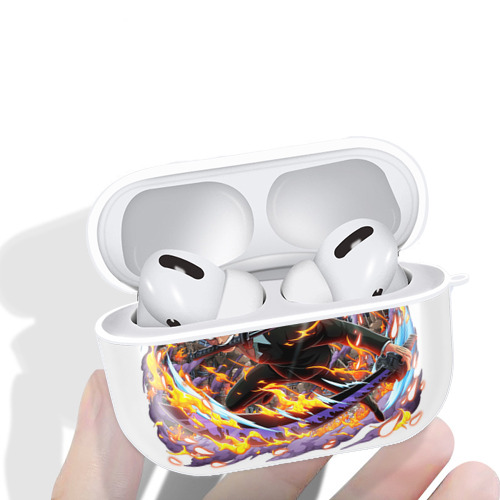 ワンピース ロロノア・ゾロ ONE PIECE Roronoa Zoro 【AirPods Pro用】ハードシェル保護ケース 耐衝撃・防指紋・カラビナ付き商品仕様