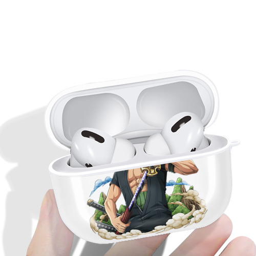 ワンピース ロロノア・ゾロ ONE PIECE Roronoa Zoro 【AirPods Pro用】ハードシェル保護ケース 耐衝撃・防指紋・カラビナ付き商品仕様