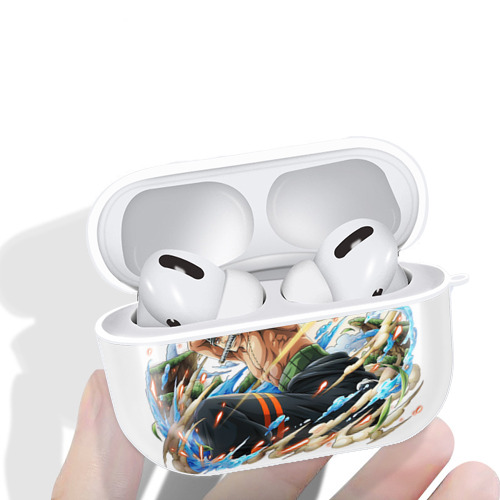 ワンピース ロロノア・ゾロ ONE PIECE Roronoa Zoro 【AirPods Pro用】ハードシェル保護ケース 耐衝撃・防指紋・カラビナ付き商品仕様