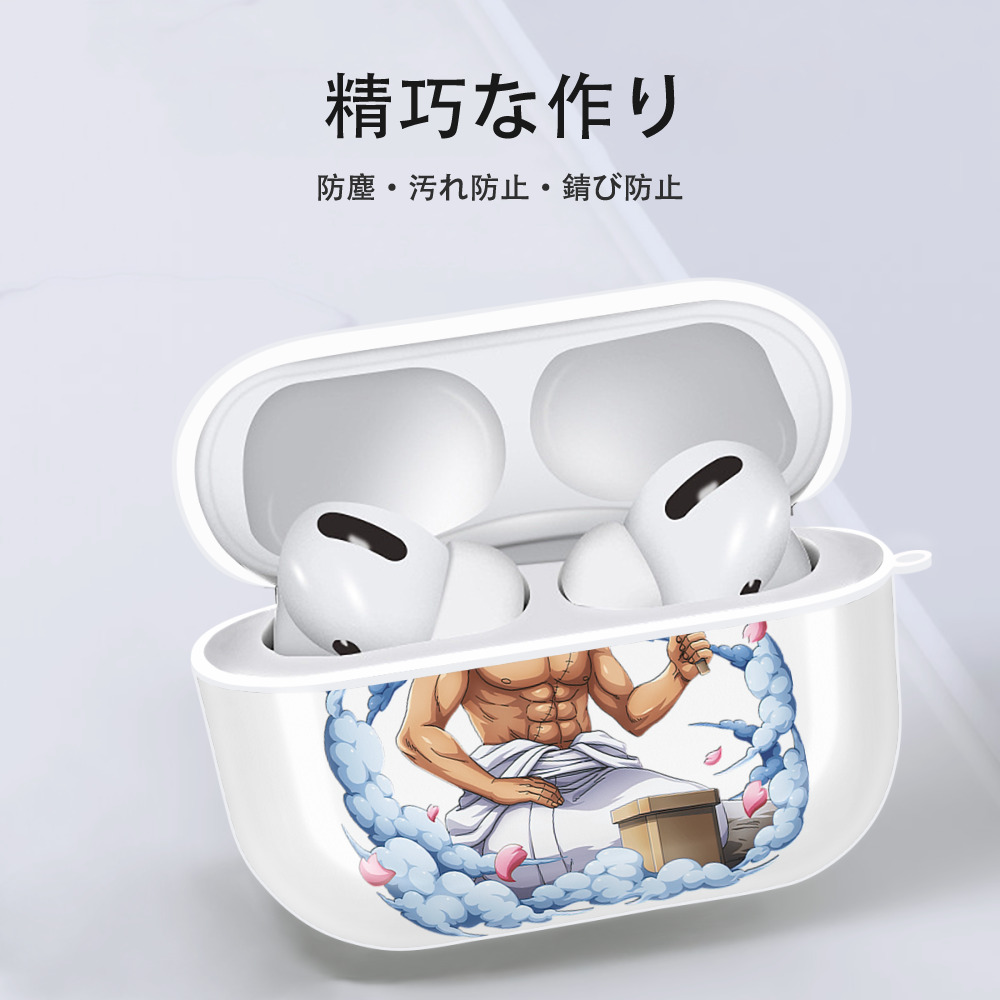 ワンピース ロロノア・ゾロ ONE PIECE Roronoa Zoro 【AirPods Pro用】ハードシェル保護ケース 耐衝撃・防指紋・カラビナ付き商品仕様