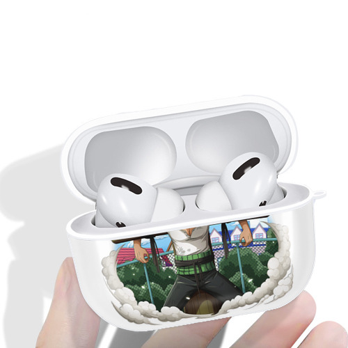 ワンピース ロロノア・ゾロ ONE PIECE Roronoa Zoro 【AirPods Pro用】ハードシェル保護ケース 耐衝撃・防指紋・カラビナ付き商品仕様