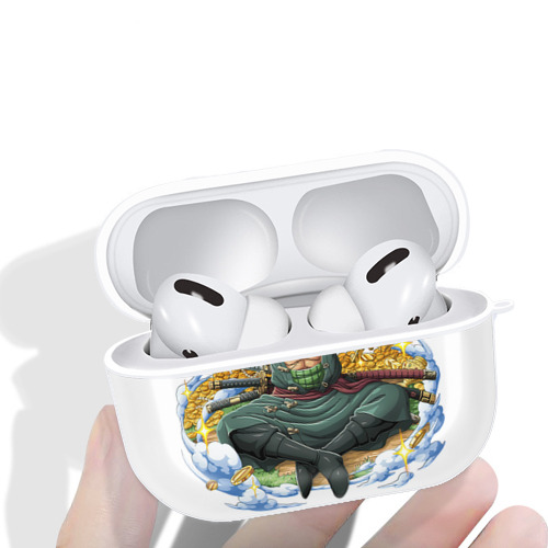 ワンピース ロロノア・ゾロ ONE PIECE Roronoa Zoro 【AirPods Pro用】ハードシェル保護ケース 耐衝撃・防指紋・カラビナ付き商品仕様