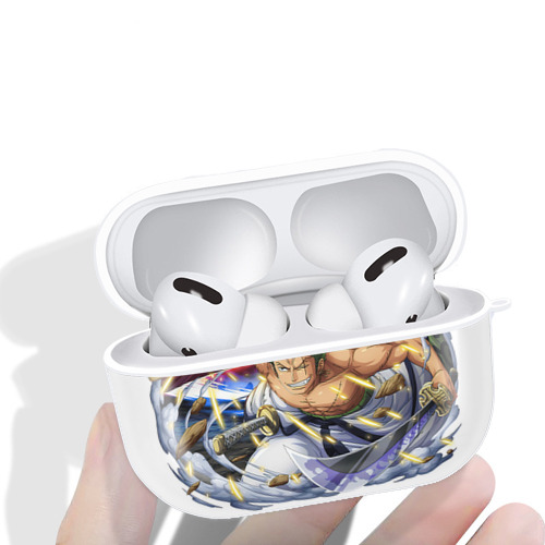 ワンピース ロロノア・ゾロ ONE PIECE Roronoa Zoro 【AirPods Pro用】ハードシェル保護ケース 耐衝撃・防指紋・カラビナ付き商品仕様