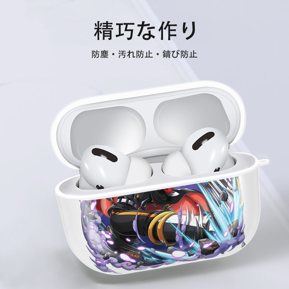ワンピース ロロノア・ゾロ ONE PIECE Roronoa Zoro 【AirPods Pro用】ハードシェル保護ケース 耐衝撃・防指紋・カラビナ付き商品仕様