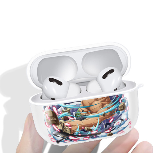 ワンピース ロロノア・ゾロ ONE PIECE Roronoa Zoro 【AirPods Pro用】ハードシェル保護ケース 耐衝撃・防指紋・カラビナ付き商品仕様