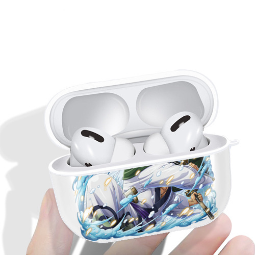 ワンピース ロロノア・ゾロ ONE PIECE Roronoa Zoro 【AirPods Pro用】ハードシェル保護ケース 耐衝撃・防指紋・カラビナ付き商品仕様