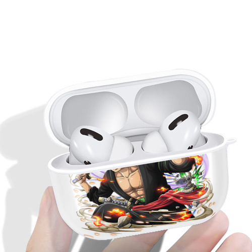 ワンピース ロロノア・ゾロ ONE PIECE Roronoa Zoro 【AirPods Pro用】ハードシェル保護ケース 耐衝撃・防指紋・カラビナ付き商品仕様