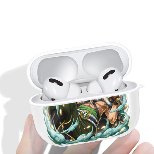 ワンピース ロロノア・ゾロ ONE PIECE Roronoa Zoro 【AirPods Pro用】ハードシェル保護ケース 耐衝撃・防指紋・カラビナ付き商品仕様
