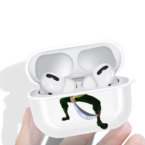 ワンピース ロロノア・ゾロ ONE PIECE Roronoa Zoro 【AirPods Pro用】ハードシェル保護ケース 耐衝撃・防指紋・カラビナ付き商品仕様