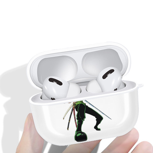 ワンピース ロロノア・ゾロ ONE PIECE Roronoa Zoro 【AirPods Pro用】ハードシェル保護ケース 耐衝撃・防指紋・カラビナ付き商品仕様