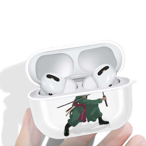 ワンピース ロロノア・ゾロ ONE PIECE Roronoa Zoro 【AirPods Pro用】ハードシェル保護ケース 耐衝撃・防指紋・カラビナ付き商品仕様