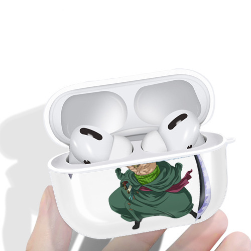 ワンピース ロロノア・ゾロ ONE PIECE Roronoa Zoro 【AirPods Pro用】ハードシェル保護ケース 耐衝撃・防指紋・カラビナ付き商品仕様
