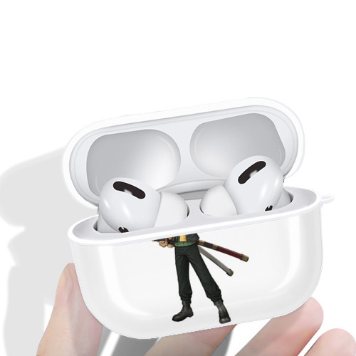 ワンピース ロロノア・ゾロ ONE PIECE Roronoa Zoro 【AirPods Pro用】ハードシェル保護ケース 耐衝撃・防指紋・カラビナ付き商品仕様