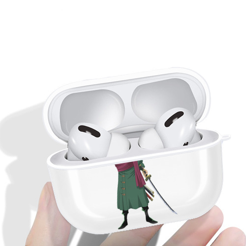ワンピース ロロノア・ゾロ ONE PIECE Roronoa Zoro 【AirPods Pro用】ハードシェル保護ケース 耐衝撃・防指紋・カラビナ付き商品仕様