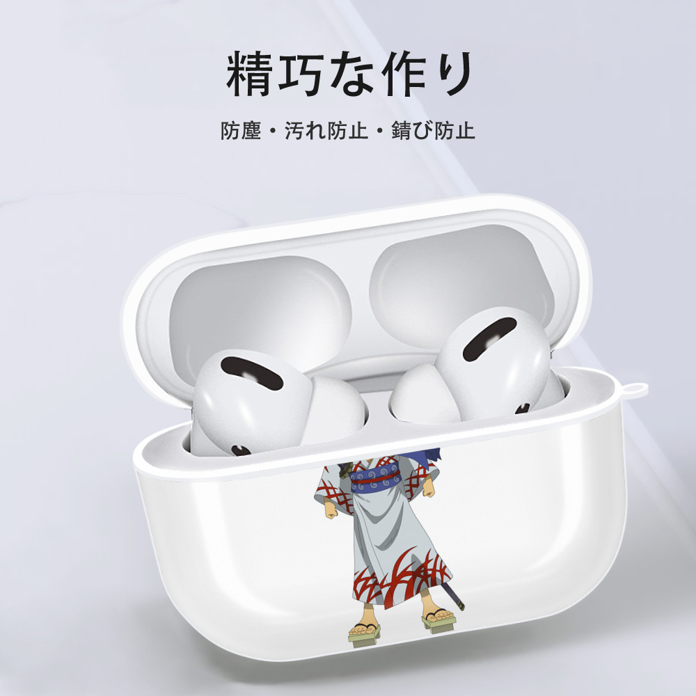 ワンピース ロロノア・ゾロ ONE PIECE Roronoa Zoro 【AirPods Pro用】ハードシェル保護ケース 耐衝撃・防指紋・カラビナ付き商品仕様