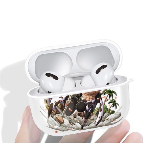 ワンピース ロロノア・ゾロ ONE PIECE Roronoa Zoro 【AirPods Pro用】ハードシェル保護ケース 耐衝撃・防指紋・カラビナ付き商品仕様