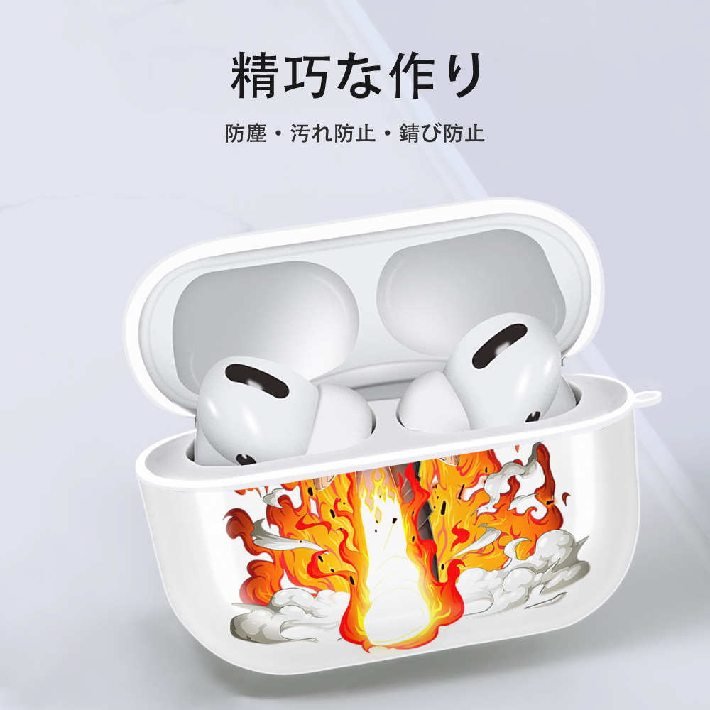 ワンピース サンジ ONE PIECE Sanji 【AirPods Pro用】ハードシェル保護ケース 耐衝撃・防指紋・カラビナ付き商品仕様
