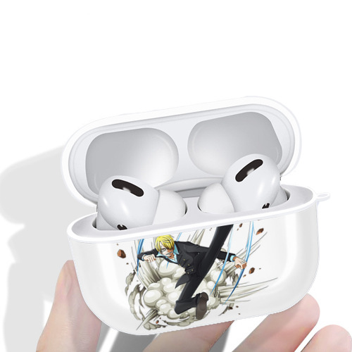 ワンピース サンジ ONE PIECE Sanji 【AirPods Pro用】ハードシェル保護ケース 耐衝撃・防指紋・カラビナ付き商品仕様