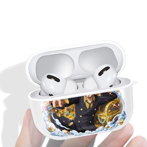 ワンピース サンジ ONE PIECE Sanji 【AirPods Pro用】ハードシェル保護ケース 耐衝撃・防指紋・カラビナ付き商品仕様