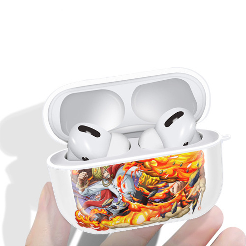 ワンピース サンジ ONE PIECE Sanji 【AirPods Pro用】ハードシェル保護ケース 耐衝撃・防指紋・カラビナ付き商品仕様