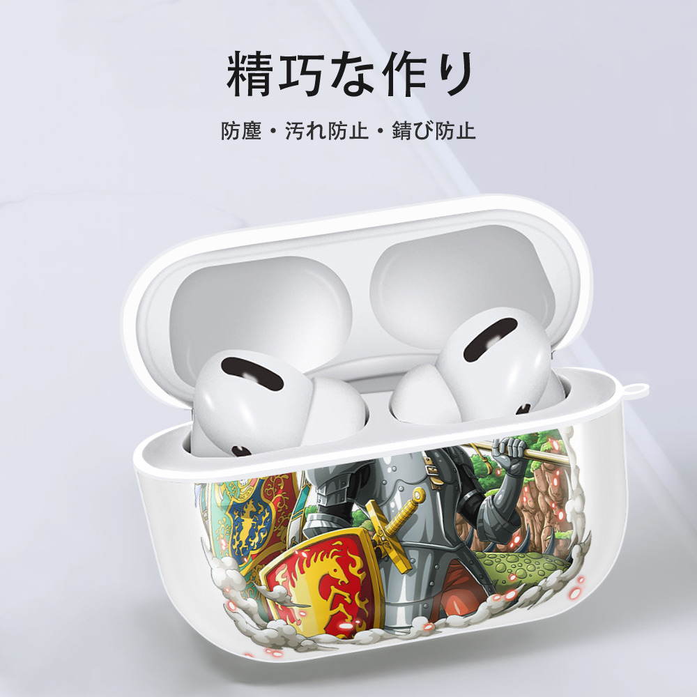 ワンピース サンジ ONE PIECE Sanji 【AirPods Pro用】ハードシェル保護ケース 耐衝撃・防指紋・カラビナ付き商品仕様
