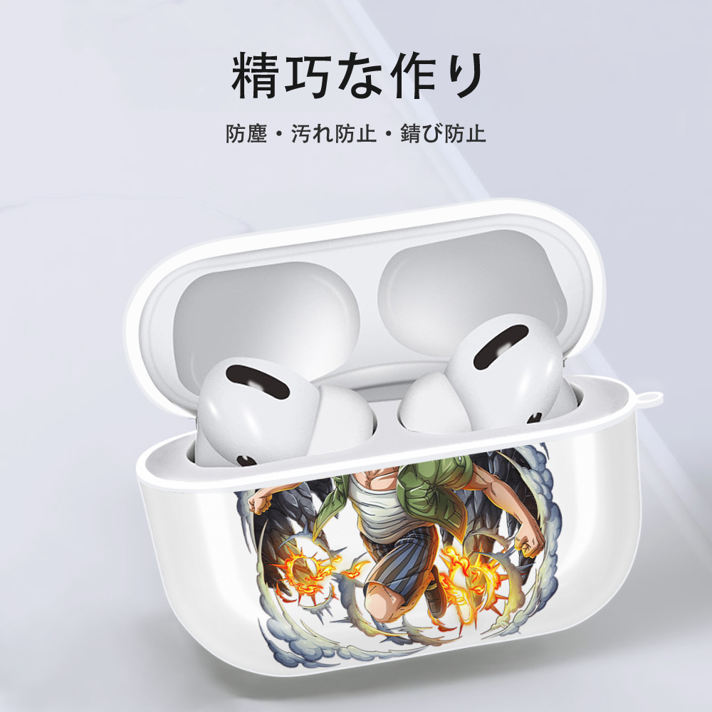 ワンピース サンジ ONE PIECE Sanji 【AirPods Pro用】ハードシェル保護ケース 耐衝撃・防指紋・カラビナ付き商品仕様