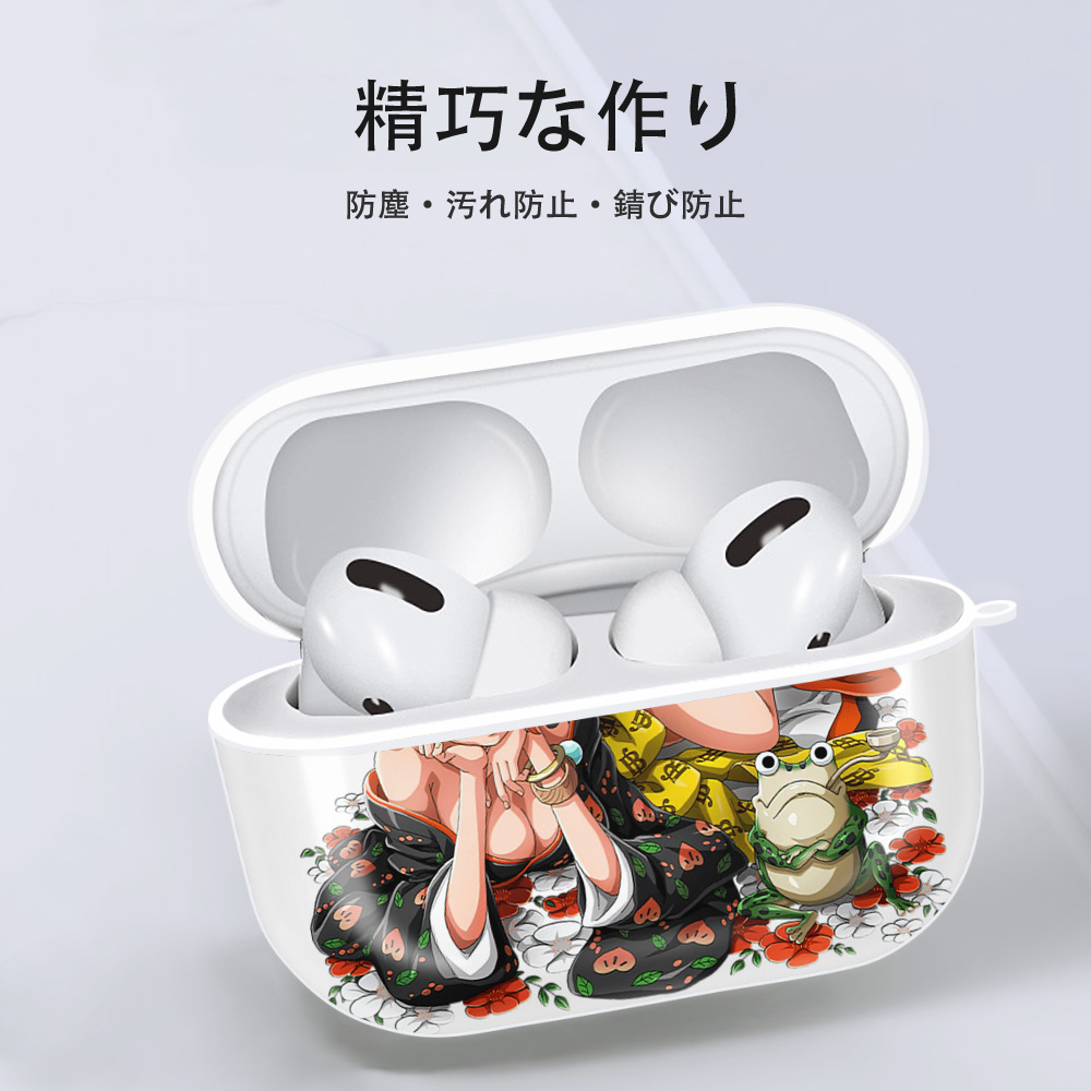 ワンピース ナミ ONE PIECE Nami 【AirPods Pro用】ハードシェル保護ケース 耐衝撃・防指紋・カラビナ付き商品仕様