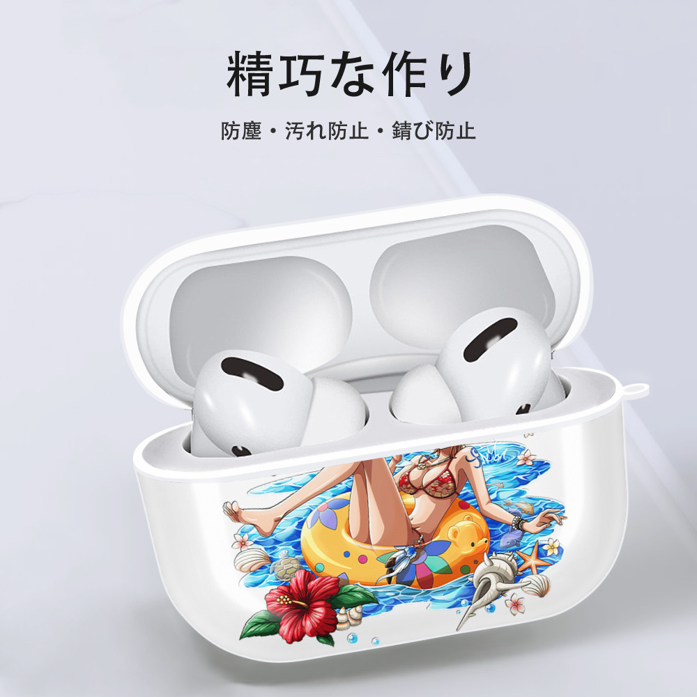 ワンピース ナミ ONE PIECE Nami 【AirPods Pro用】ハードシェル保護ケース 耐衝撃・防指紋・カラビナ付き商品仕様