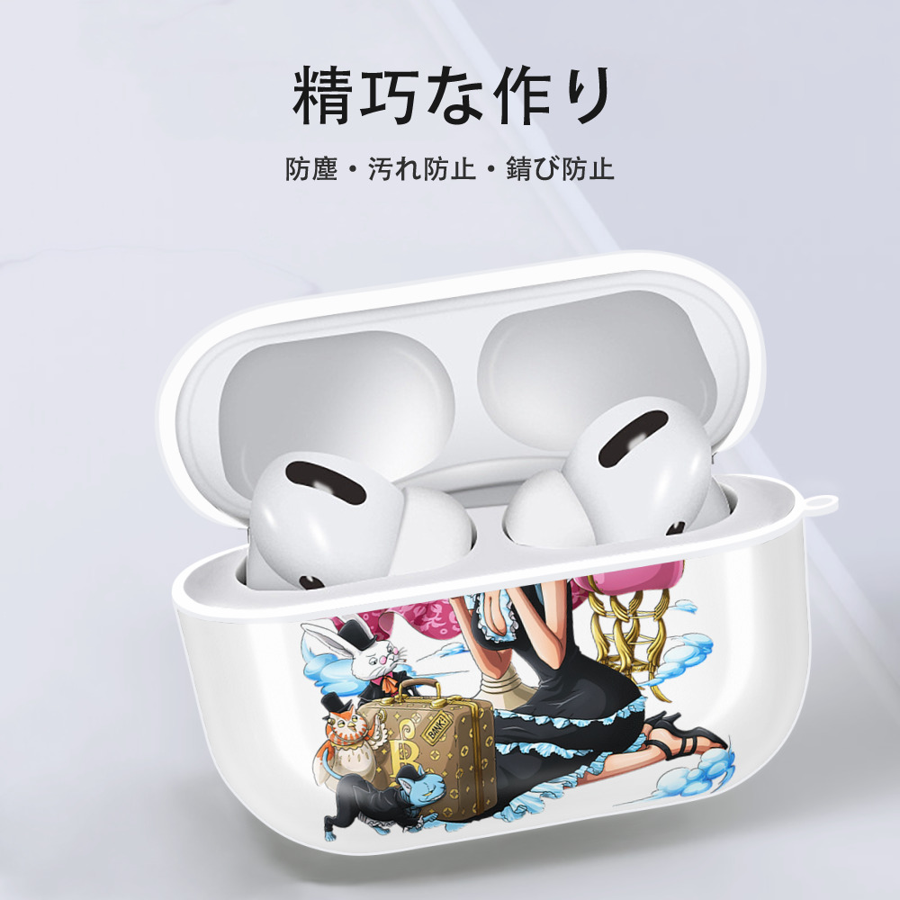 ワンピース ナミ ONE PIECE Nami 【AirPods Pro用】ハードシェル保護ケース 耐衝撃・防指紋・カラビナ付き商品仕様