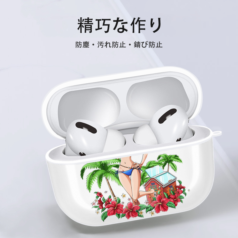 ワンピース ナミ ONE PIECE Nami 【AirPods Pro用】ハードシェル保護ケース 耐衝撃・防指紋・カラビナ付き商品仕様