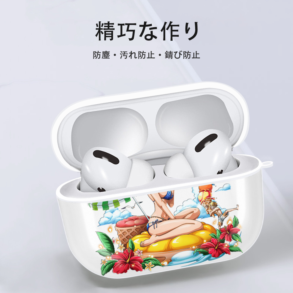 ワンピース ナミ ONE PIECE Nami 【AirPods Pro用】ハードシェル保護ケース 耐衝撃・防指紋・カラビナ付き商品仕様