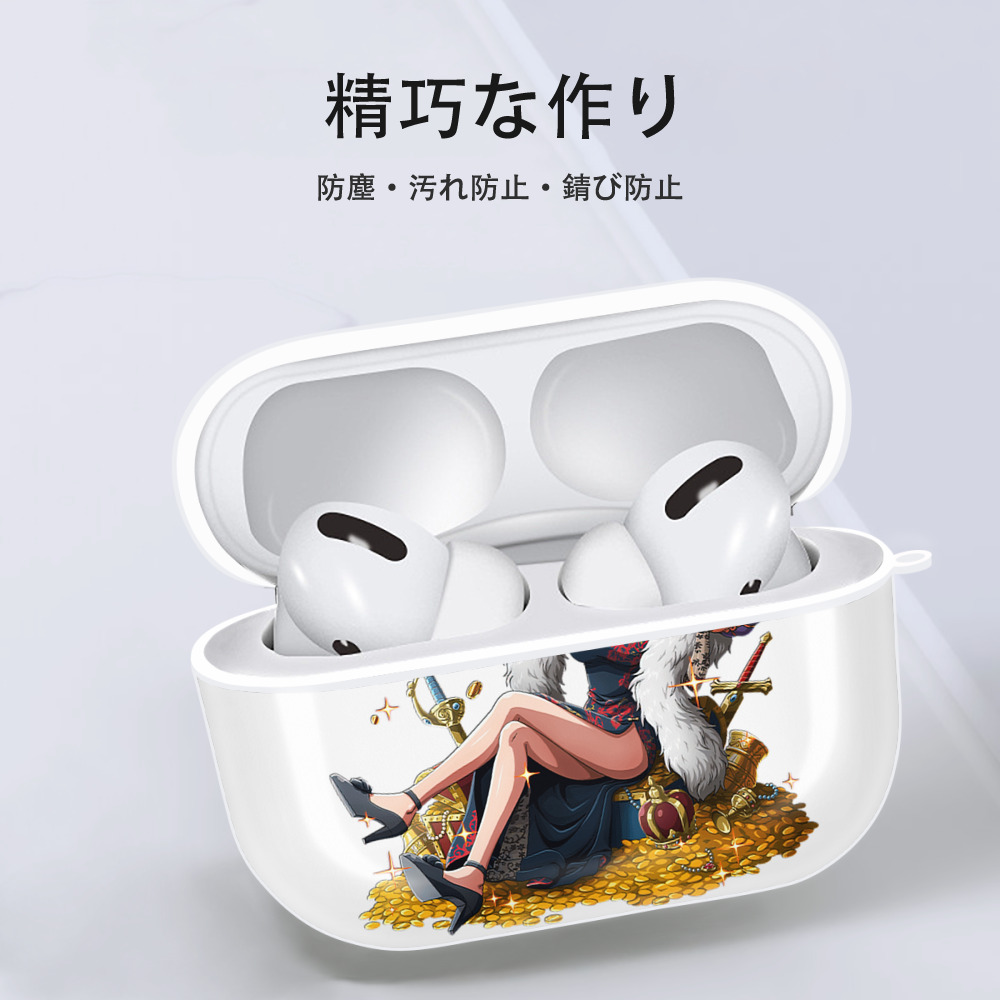 ワンピース ナミ ONE PIECE Nami 【AirPods Pro用】ハードシェル保護ケース 耐衝撃・防指紋・カラビナ付き商品仕様