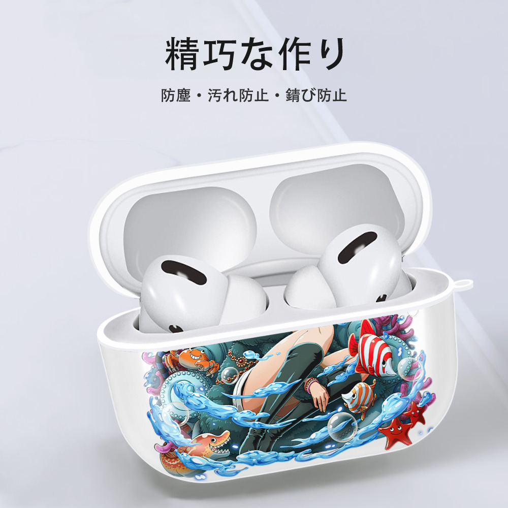ワンピース ナミ ONE PIECE Nami 【AirPods Pro用】ハードシェル保護ケース 耐衝撃・防指紋・カラビナ付き商品仕様