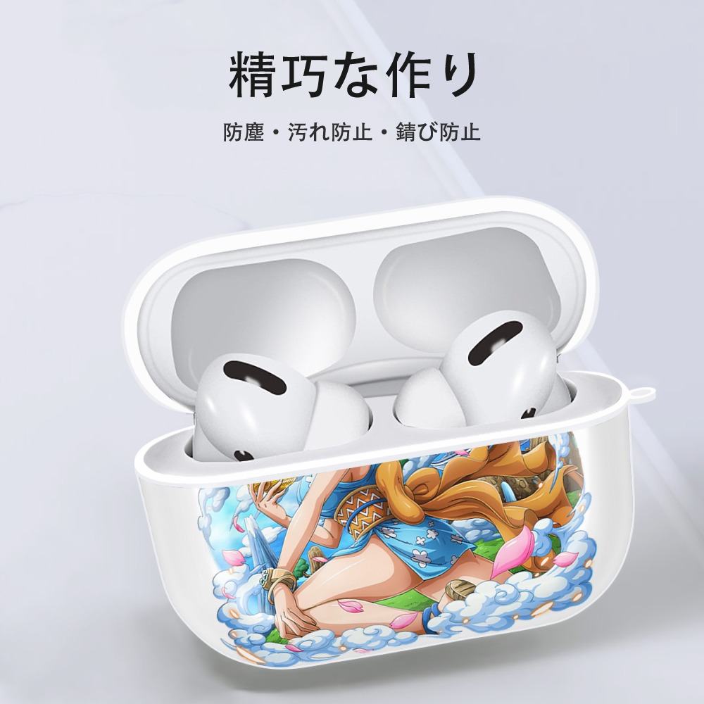 ワンピース ナミ ONE PIECE Nami 【AirPods Pro用】ハードシェル保護ケース 耐衝撃・防指紋・カラビナ付き商品仕様