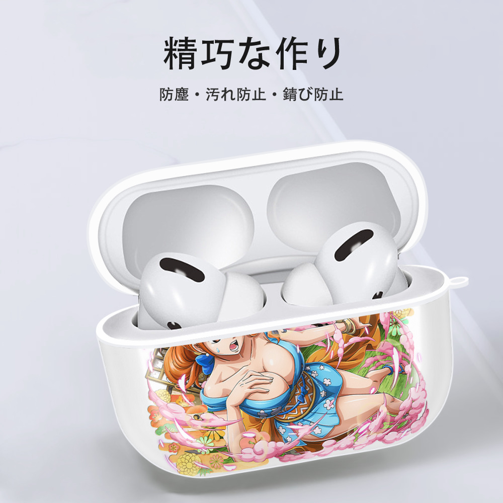 ワンピース ナミ ONE PIECE Nami 【AirPods Pro用】ハードシェル保護ケース 耐衝撃・防指紋・カラビナ付き商品仕様