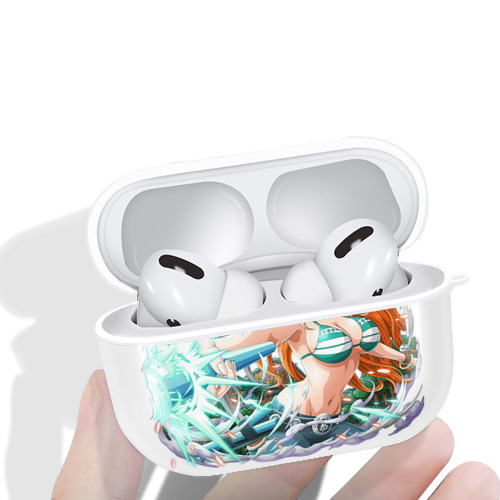 ワンピース ナミ ONE PIECE Nami 【AirPods Pro用】ハードシェル保護ケース 耐衝撃・防指紋・カラビナ付き商品仕様