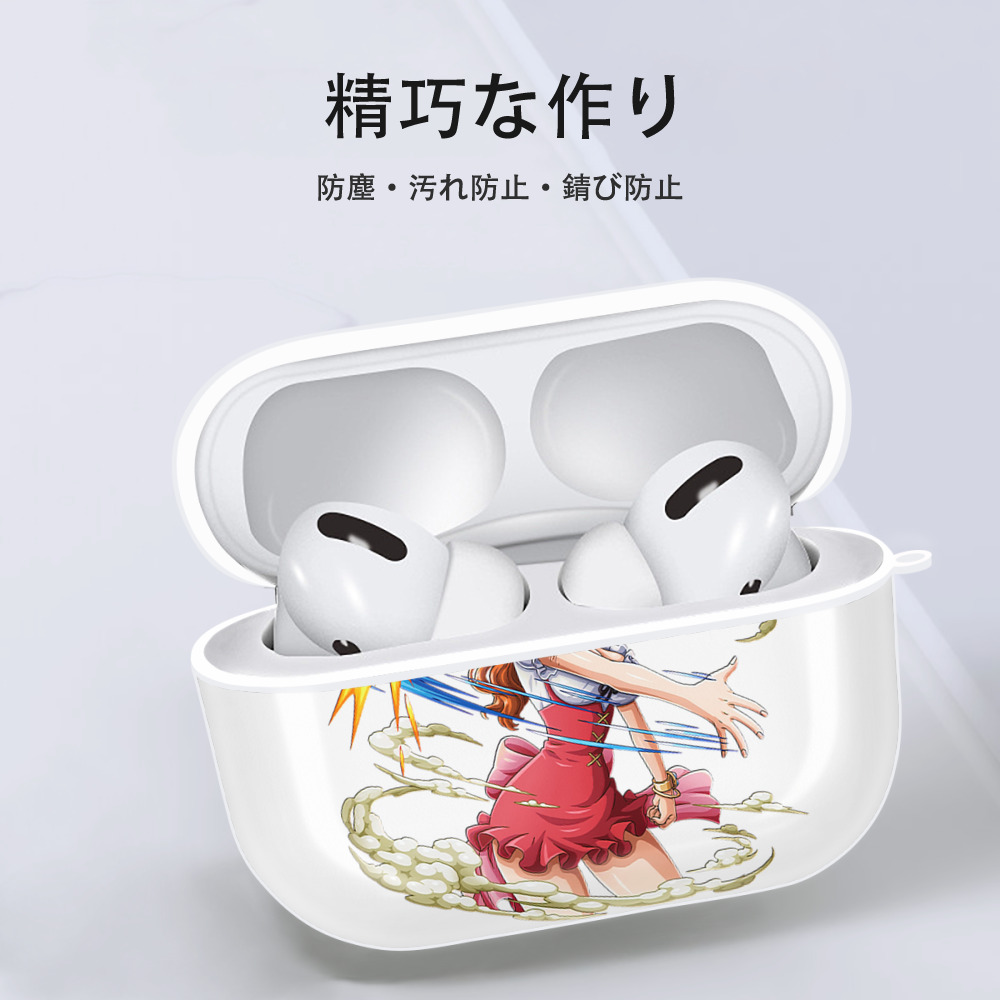 ワンピース ナミ ONE PIECE Nami 【AirPods Pro用】ハードシェル保護ケース 耐衝撃・防指紋・カラビナ付き商品仕様