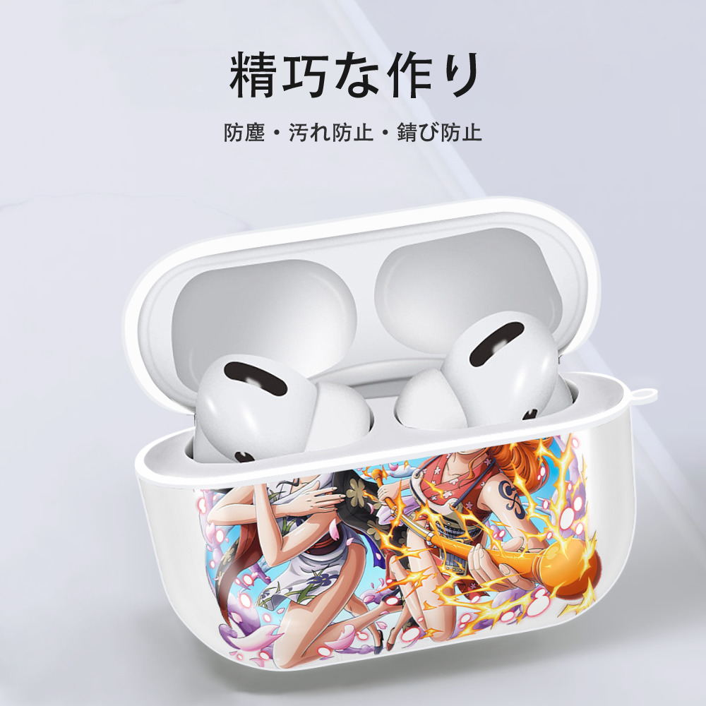 ワンピース ナミ ONE PIECE Nami 【AirPods Pro用】ハードシェル保護ケース 耐衝撃・防指紋・カラビナ付き商品仕様