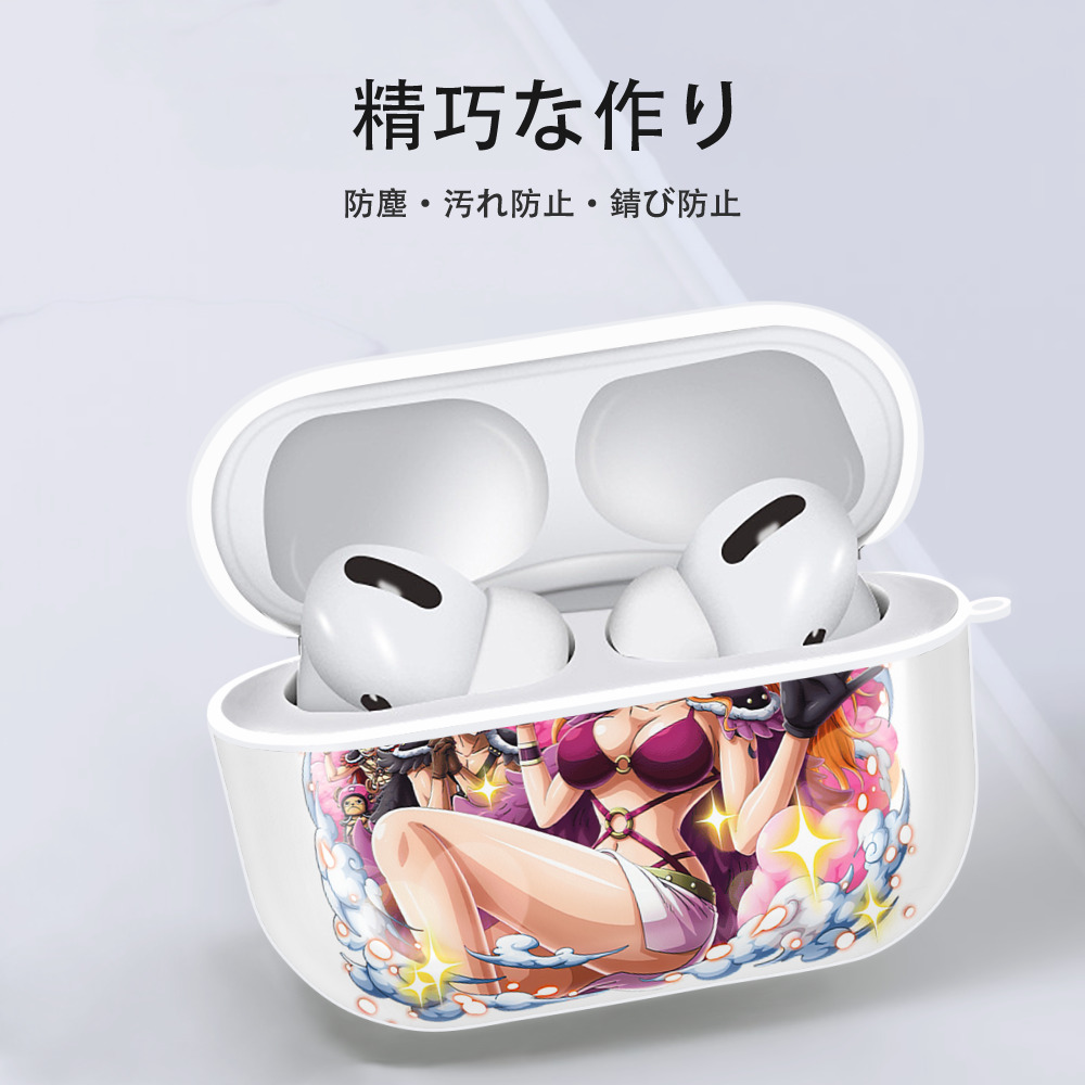 ワンピース ナミ ONE PIECE Nami 【AirPods Pro用】ハードシェル保護ケース 耐衝撃・防指紋・カラビナ付き商品仕様