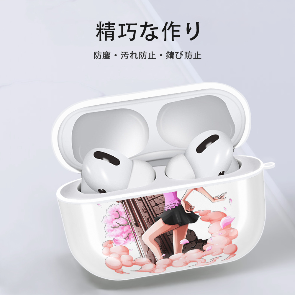 ワンピース ニコ・ロビン ONE PIECE Nico Robin 【AirPods Pro用】ハードシェル保護ケース 耐衝撃・防指紋・カラビナ付き商品仕様